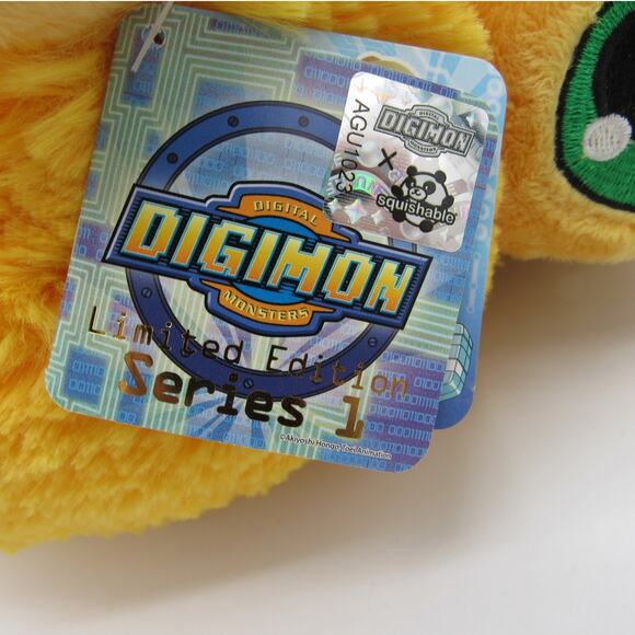 NEW w/ Tags Agumon Digimon Squishable Plush Stuffed Animal Limited Edition 2018 - Picture 7 of 12